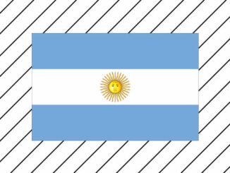 Imagem da Bandeira da Argentina para imprimir