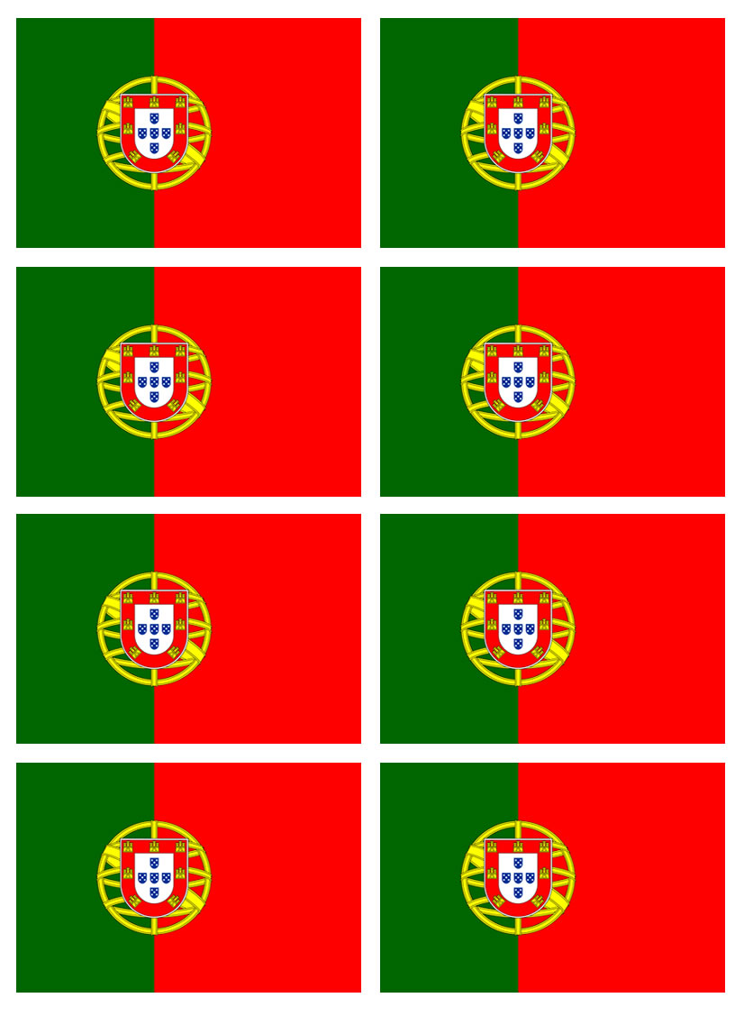 Bandeiras de Portugal para imprimir