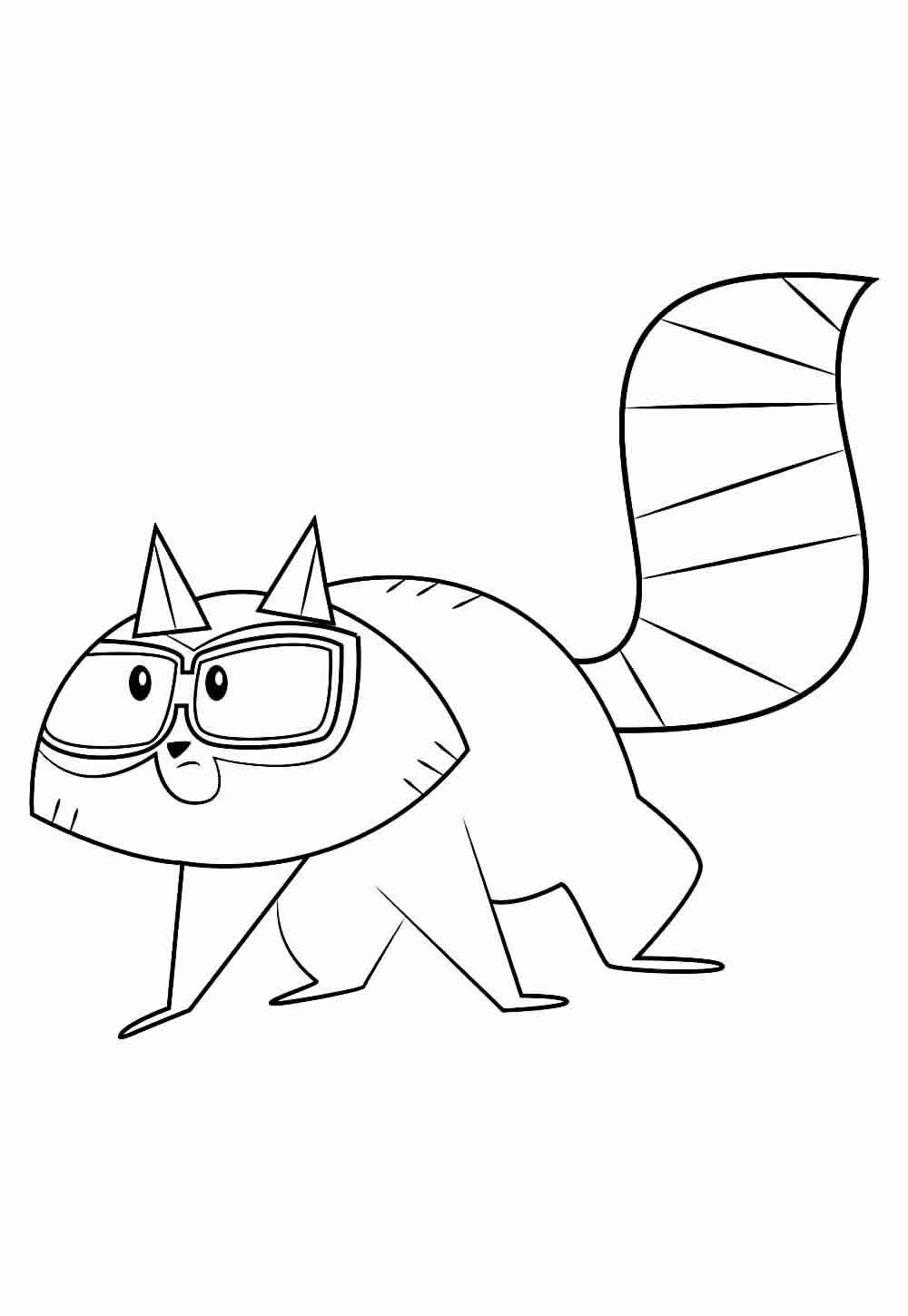 Desenho para pintar - Gato