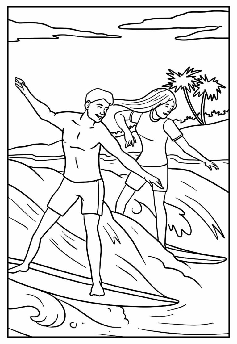 Desenhos De Surf Para Colorir Bora Colorir 1913