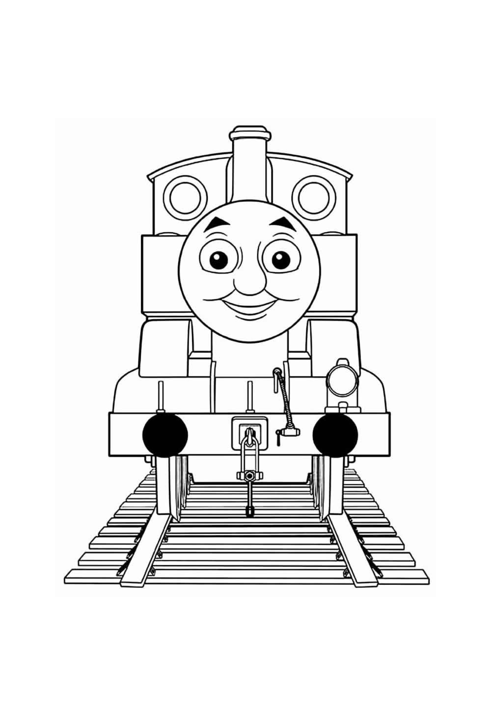 Desenho para colorir de Thomas e Seus Amigos