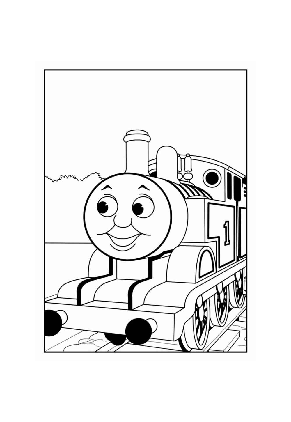 Desenho para colorir de Thomas e Seus Amigos