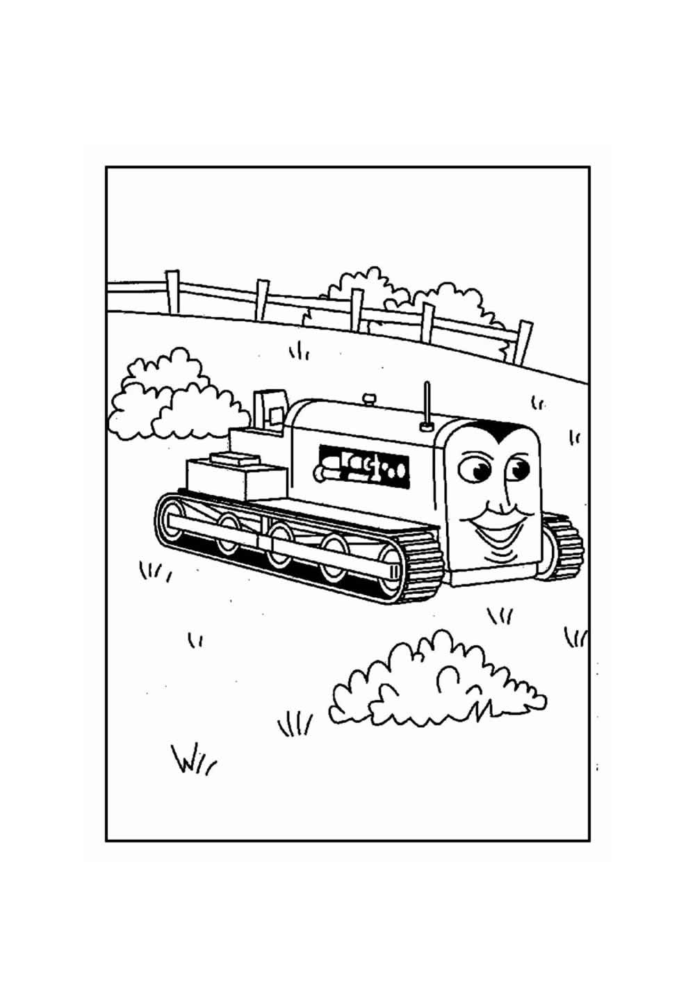 Desenho de Thomas e Seus Amigos para pintar