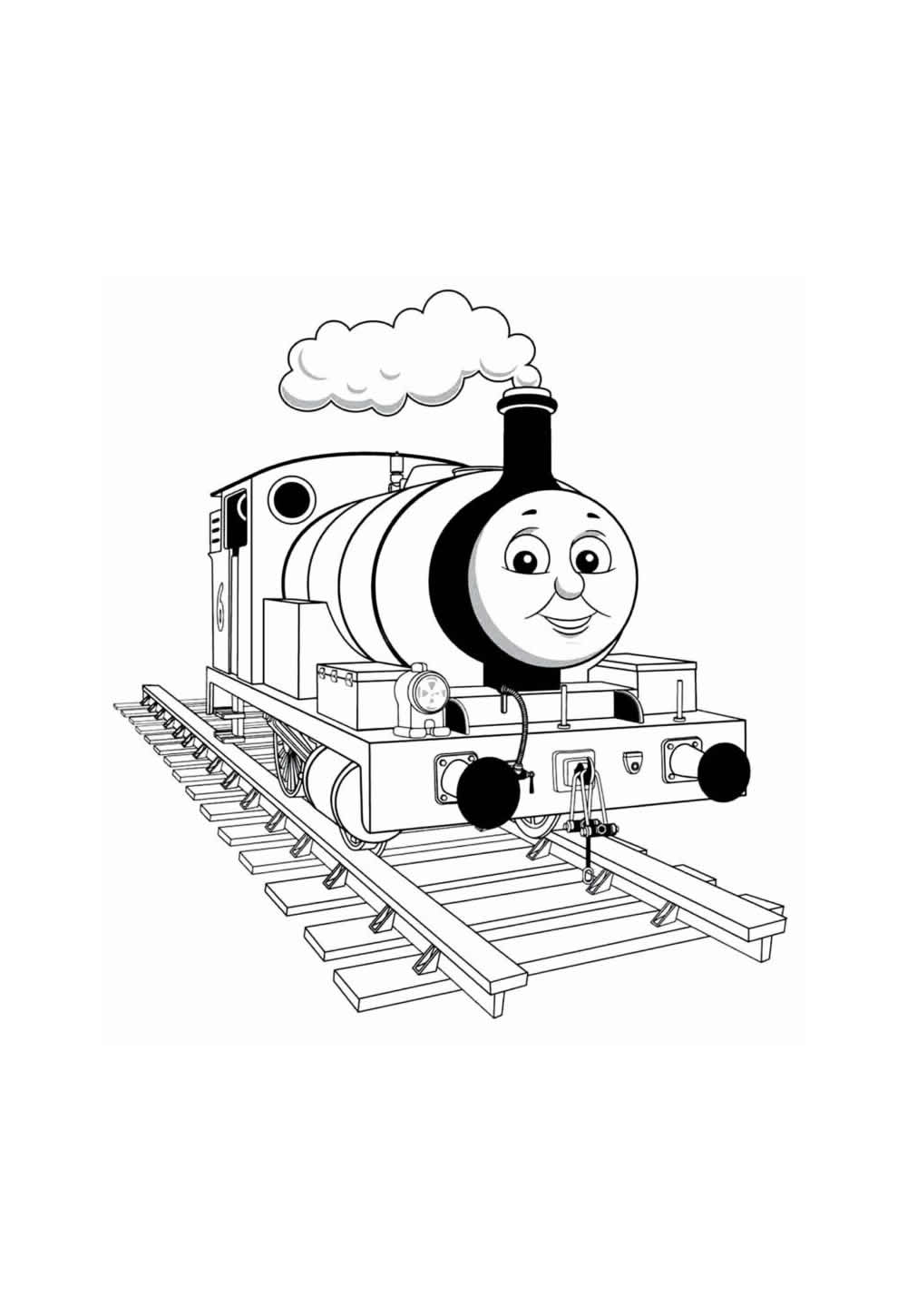 Desenho para colorir de Thomas e Seus Amigos para pintar