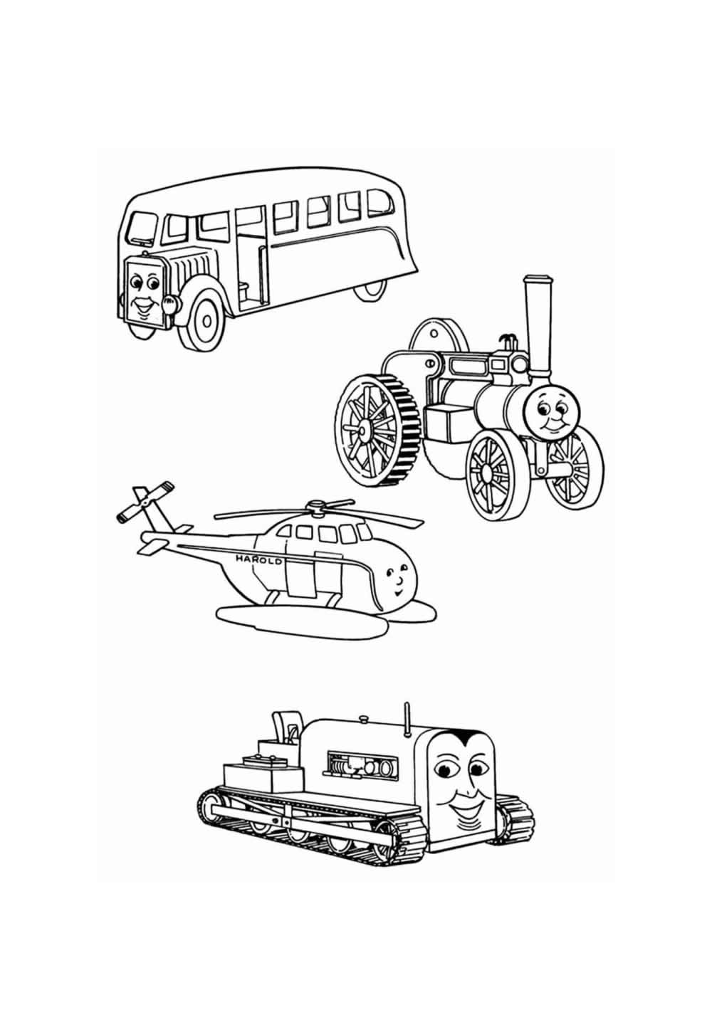 Desenho para colorir de Thomas e Seus Amigos para colorir