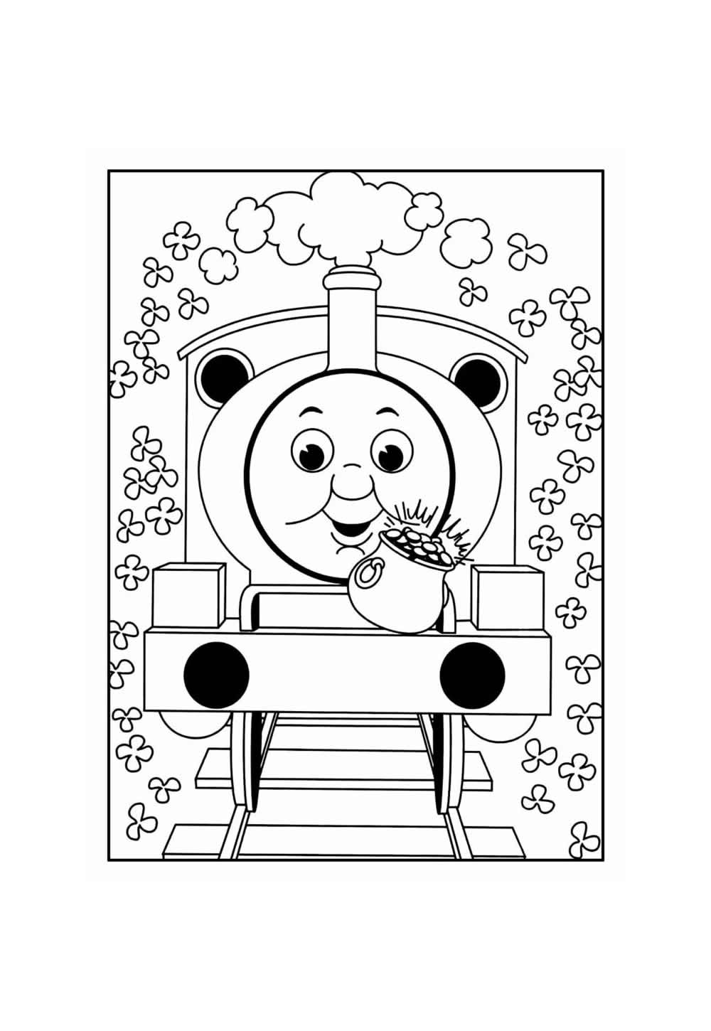Desenho para colorir de Thomas e Seus Amigos