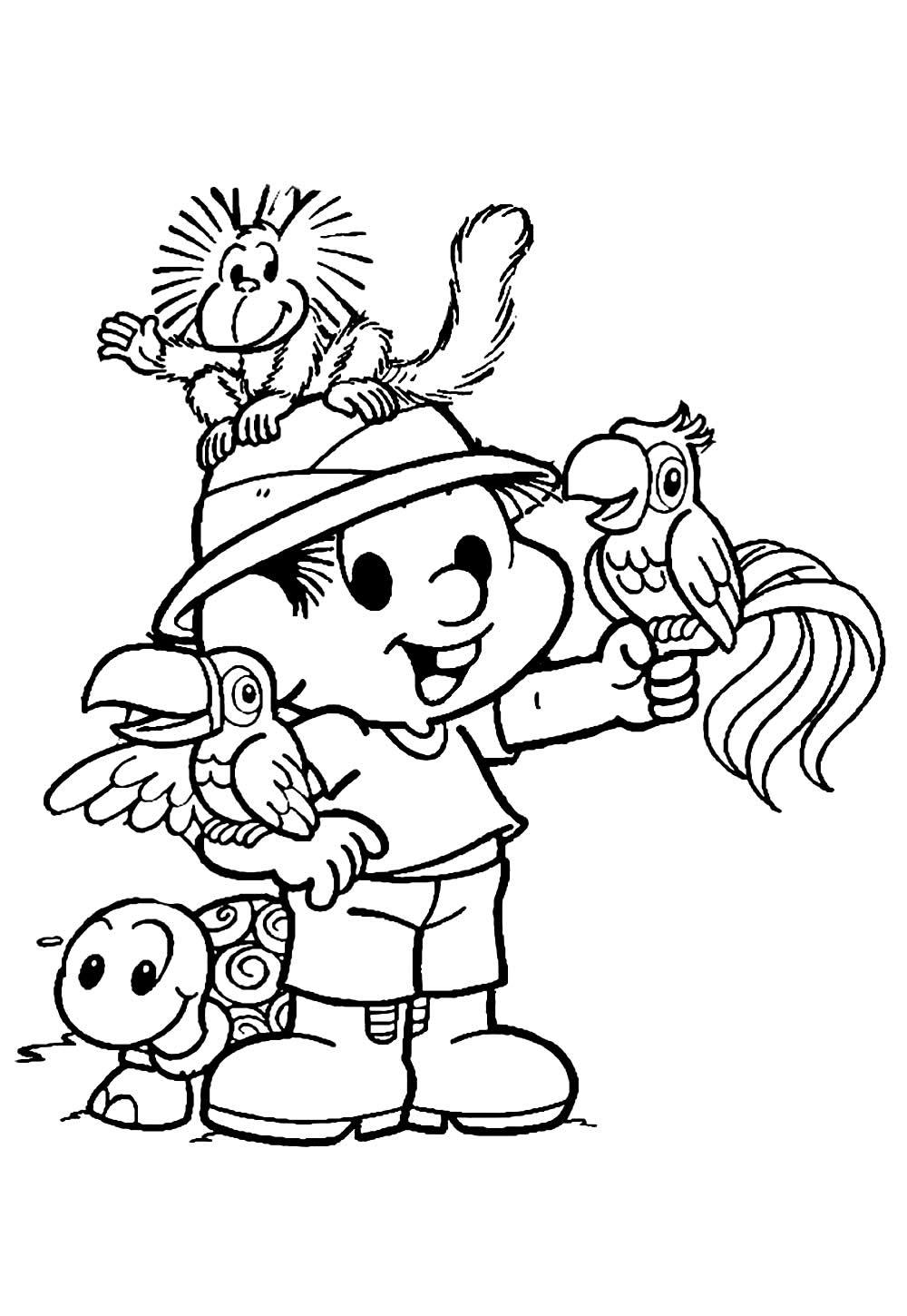 Chico Bento para colorir