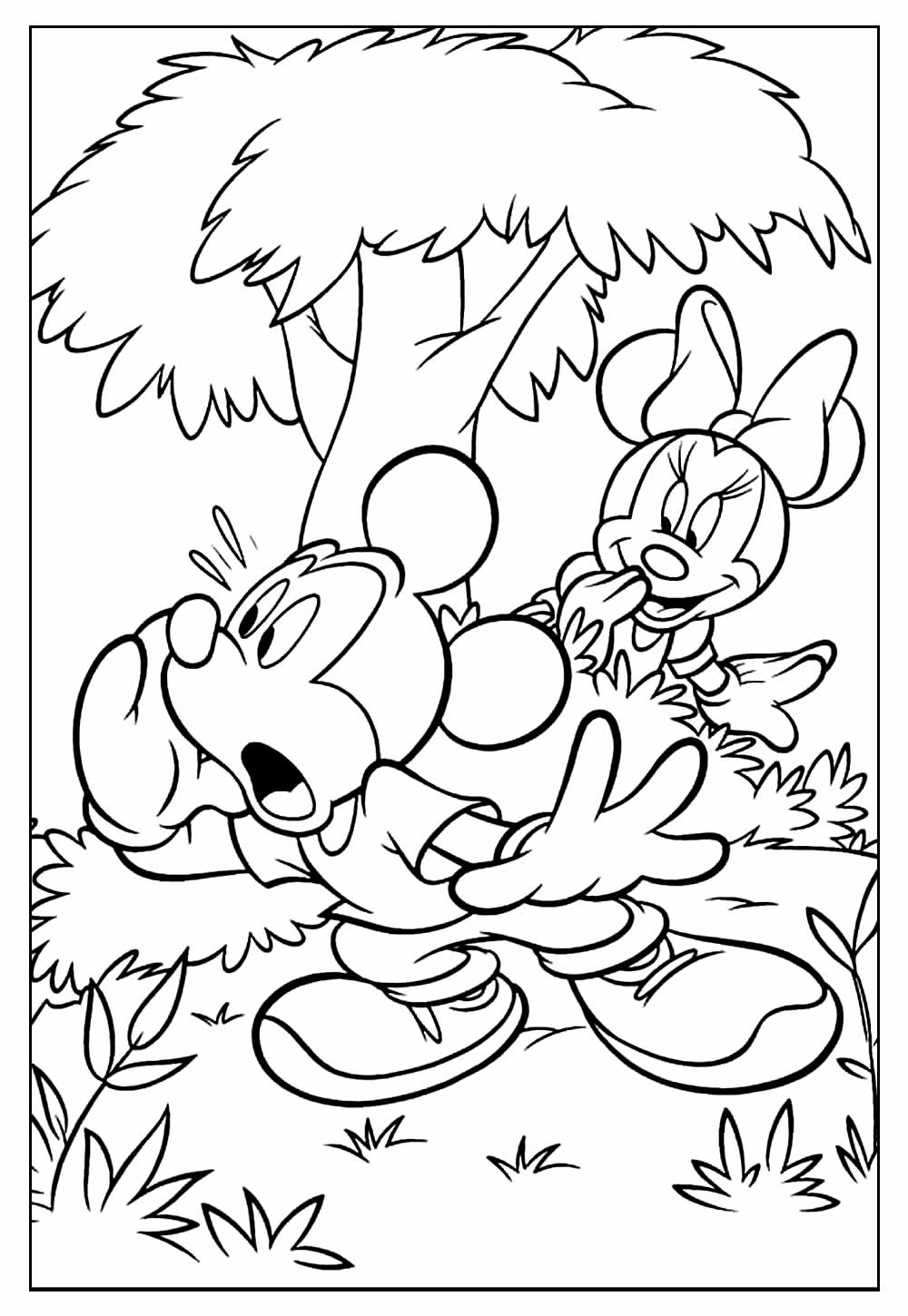 Desenhos Mickey Minnie Colorir