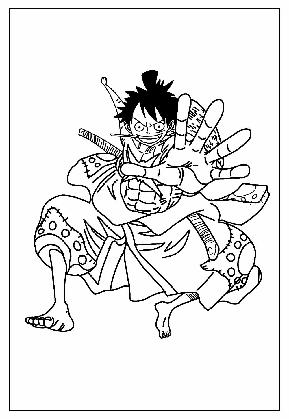 Desenhos de One Piece Para Colorir e Imprimir - Pintar Grátis Online