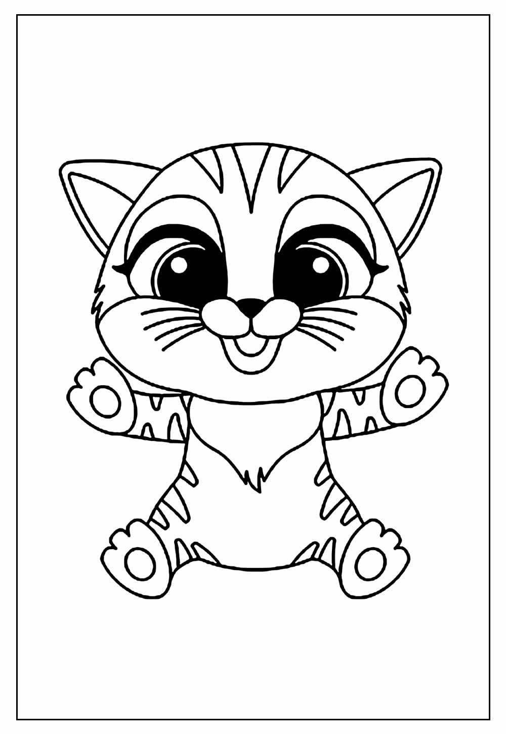 Desenho de Gato para Colorir