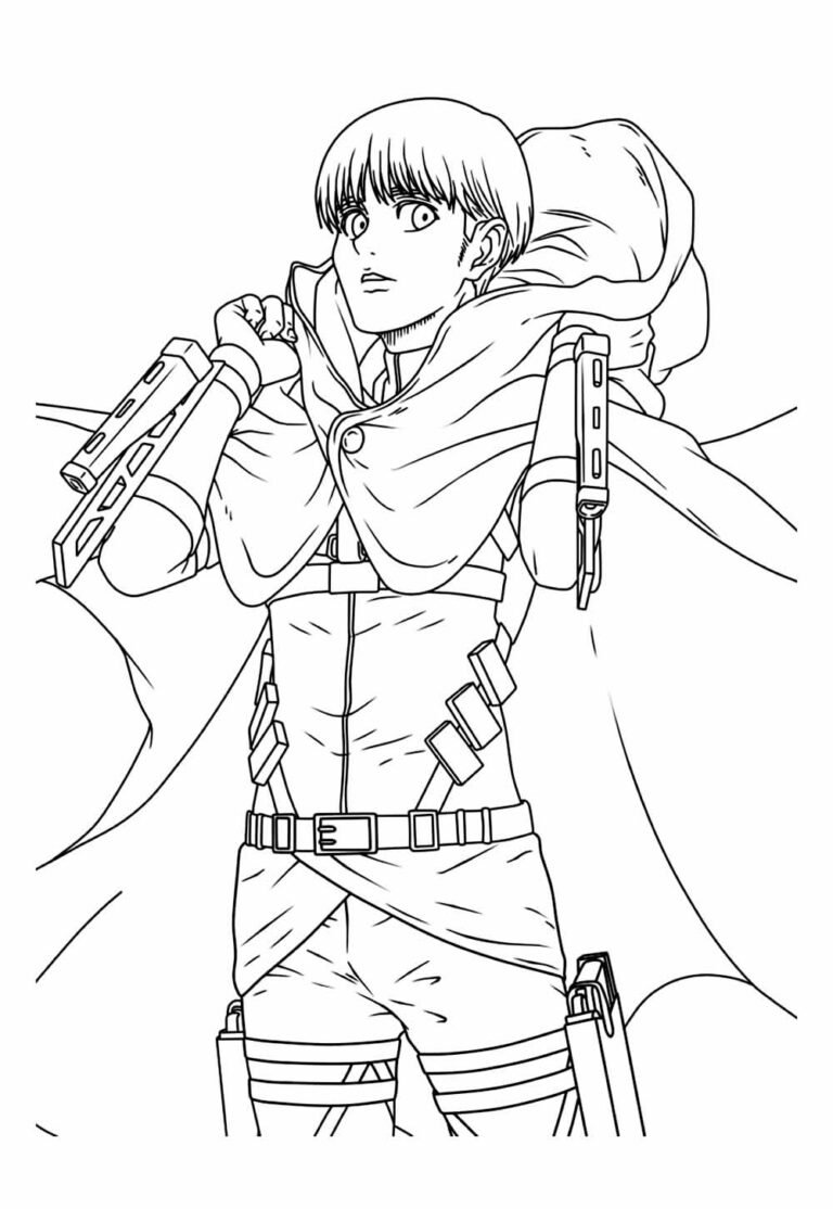Desenhos de Attack on Titan para colorir - Bora Colorir