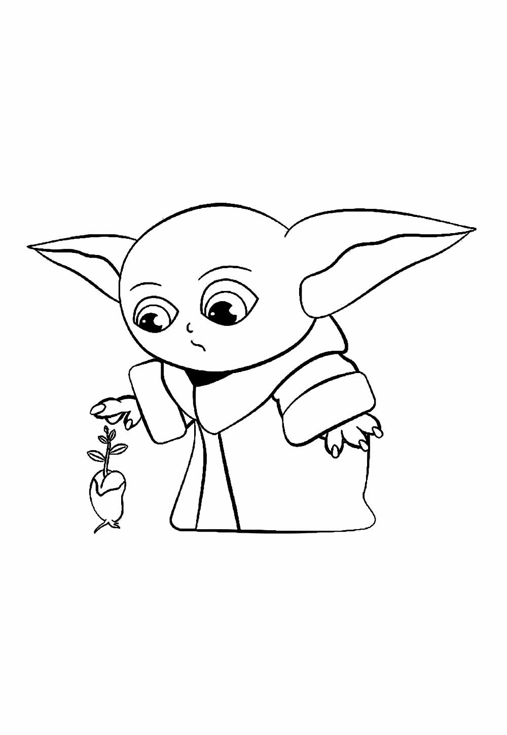 Desenhos de Baby Yoda