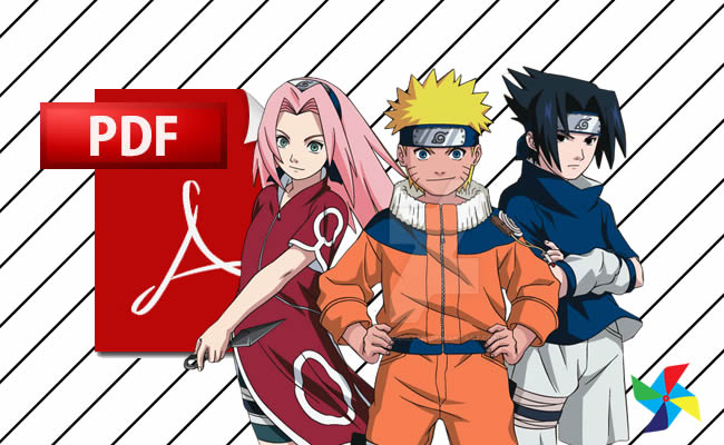 Desenhos de Naruto em PDF