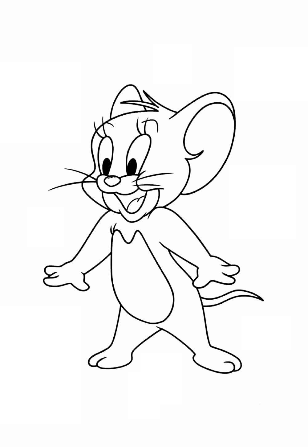 Desenho de Jerry para colorir