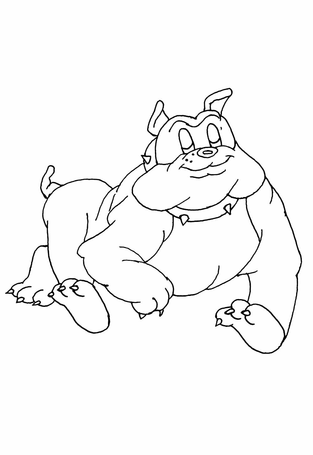 Desenho Tom e Jerry para colorir - Cachorro