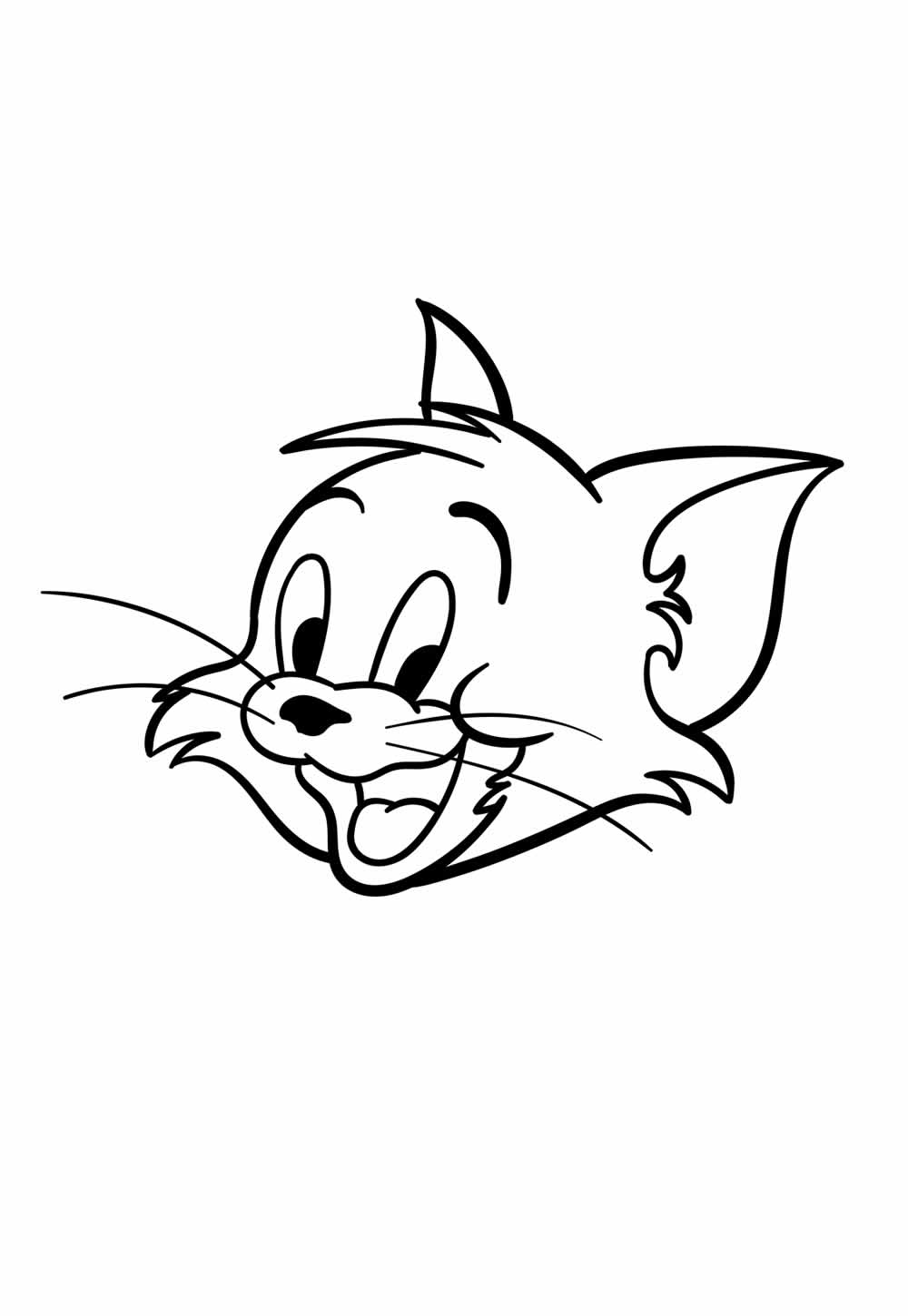 Desenho de Tom e Jerry para colorir