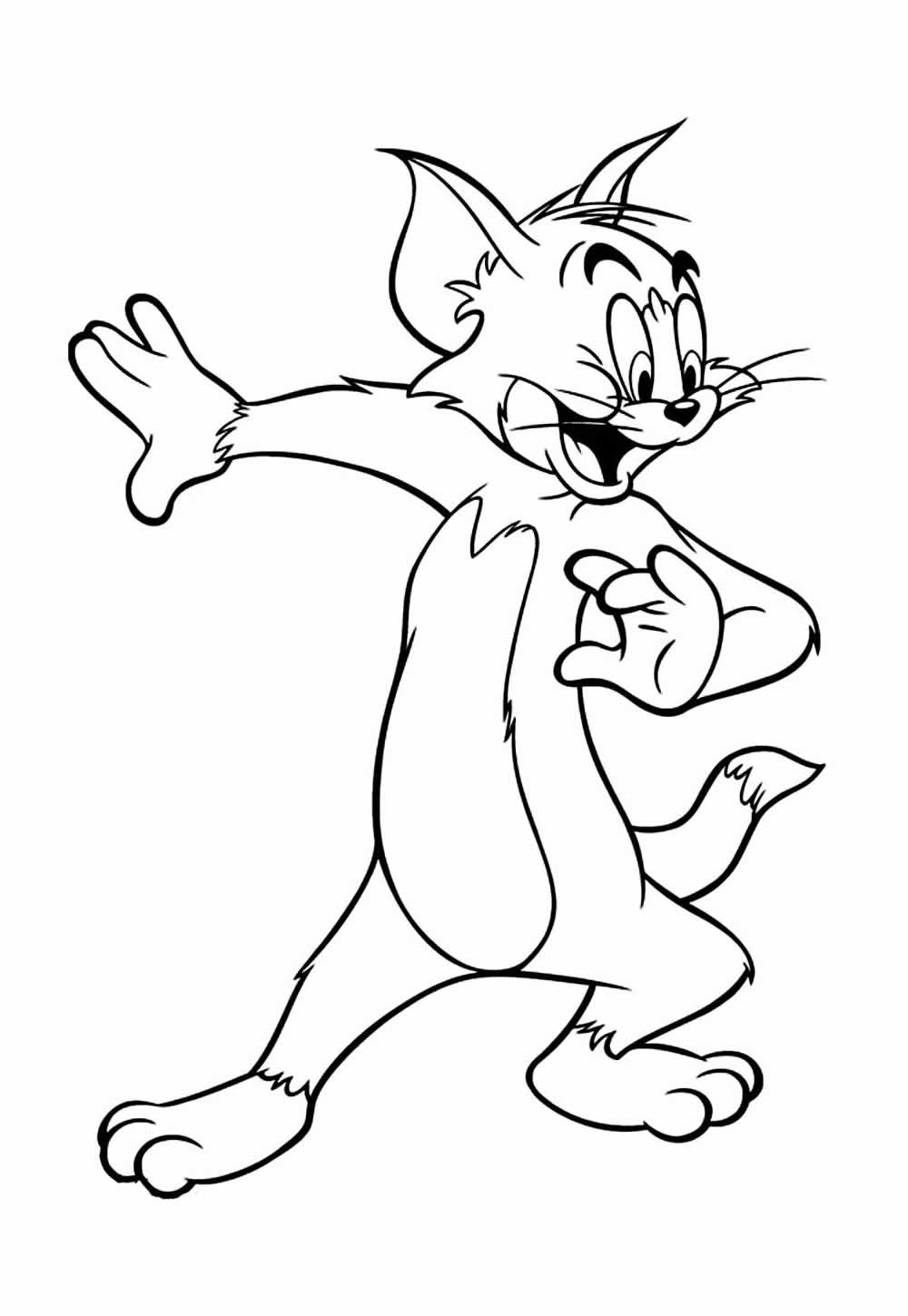 Tom e Jerry para imprimir