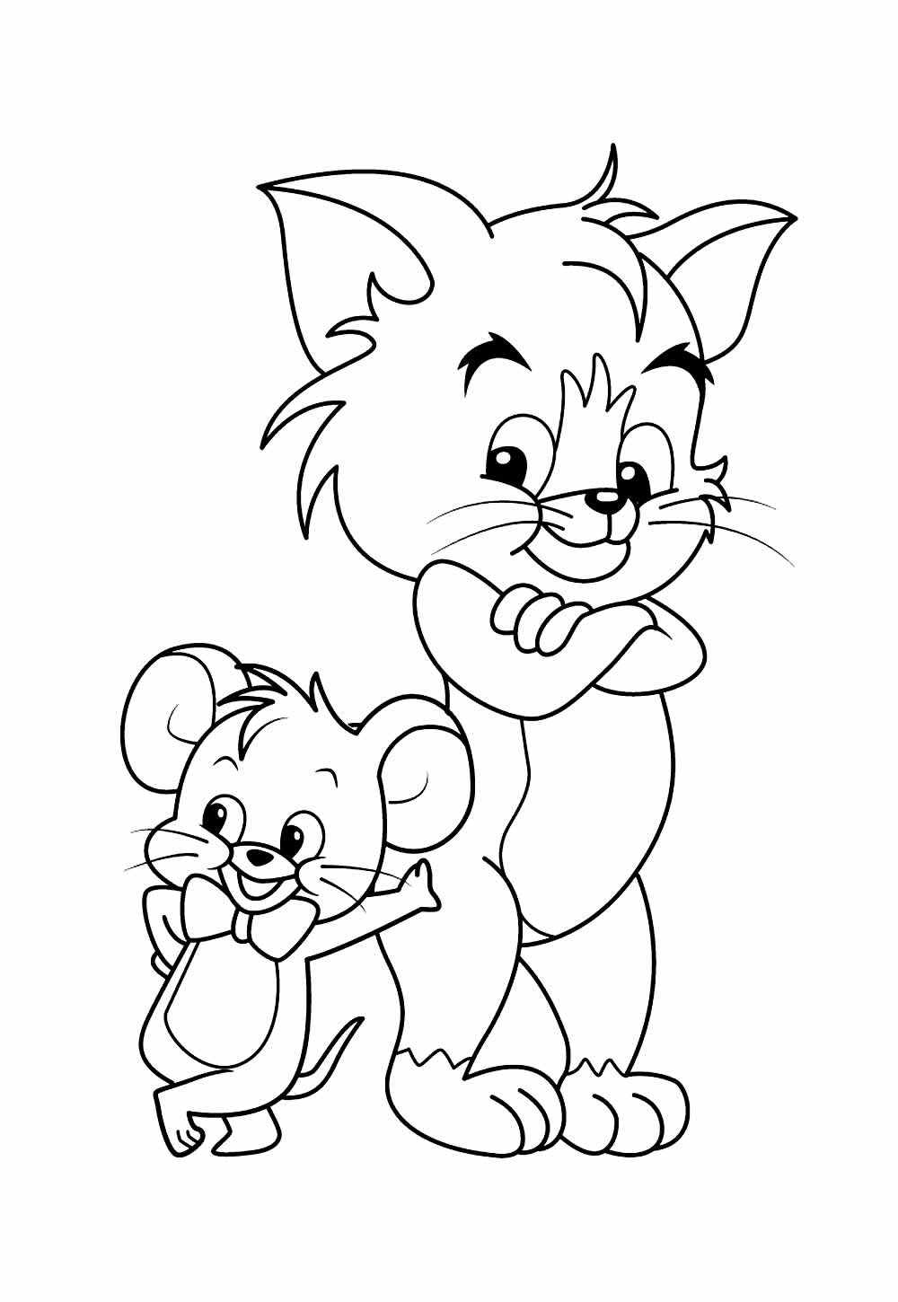 Tom e Jerry para pintar