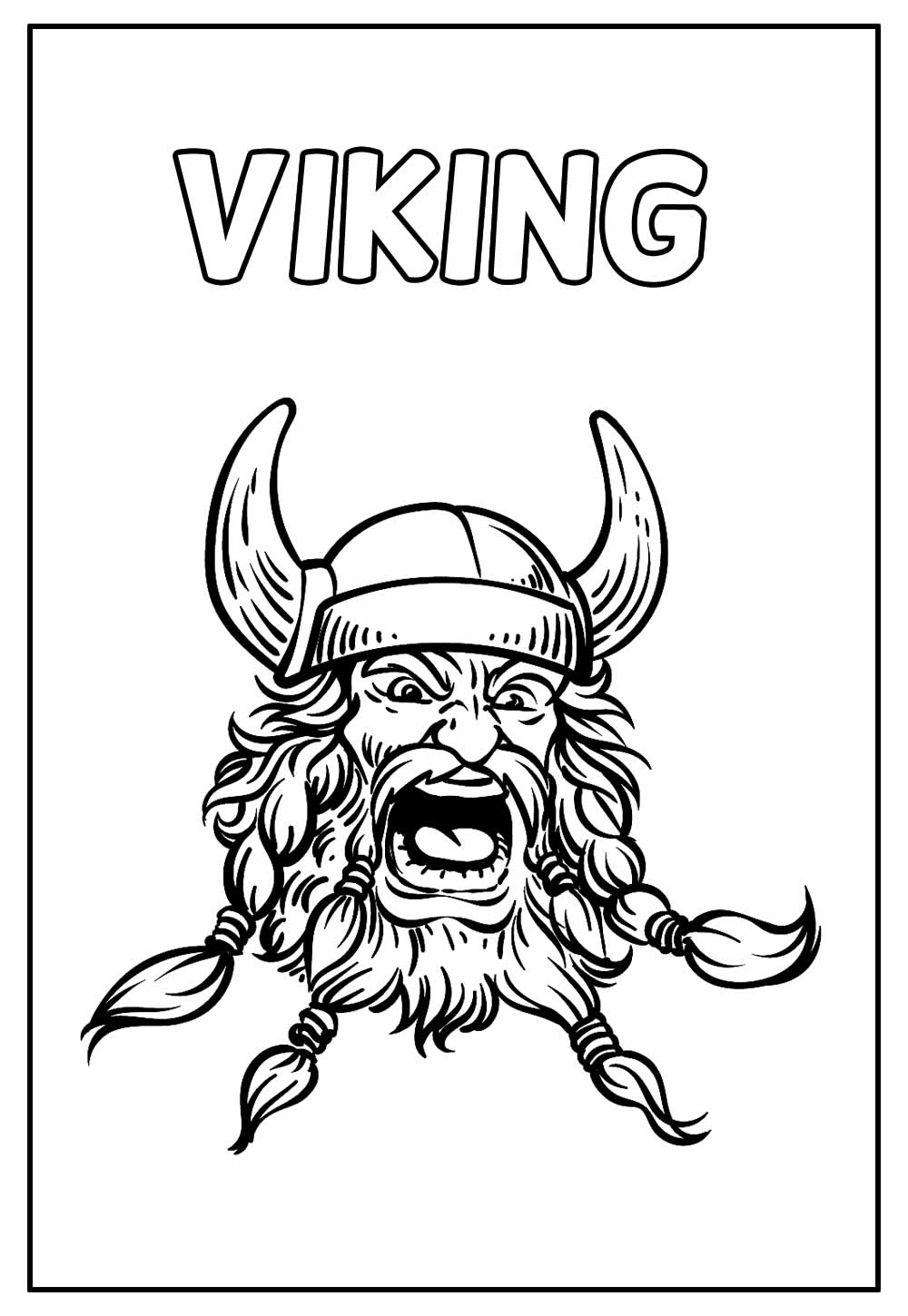 Desenho de Viking Educativo