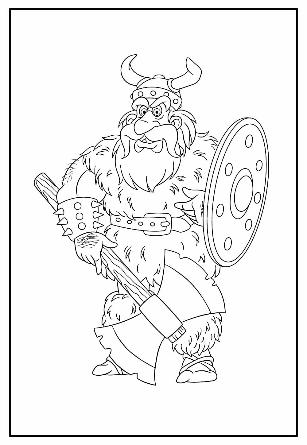 Pintar desenho de Viking