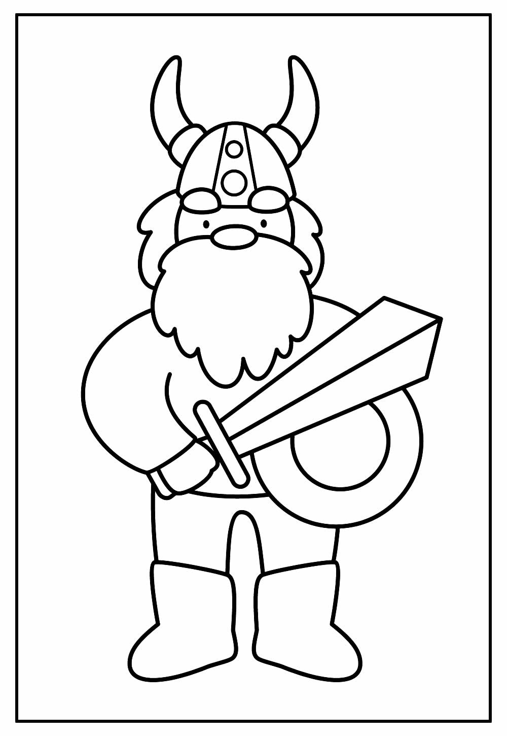 Imagem de Viking para pintar