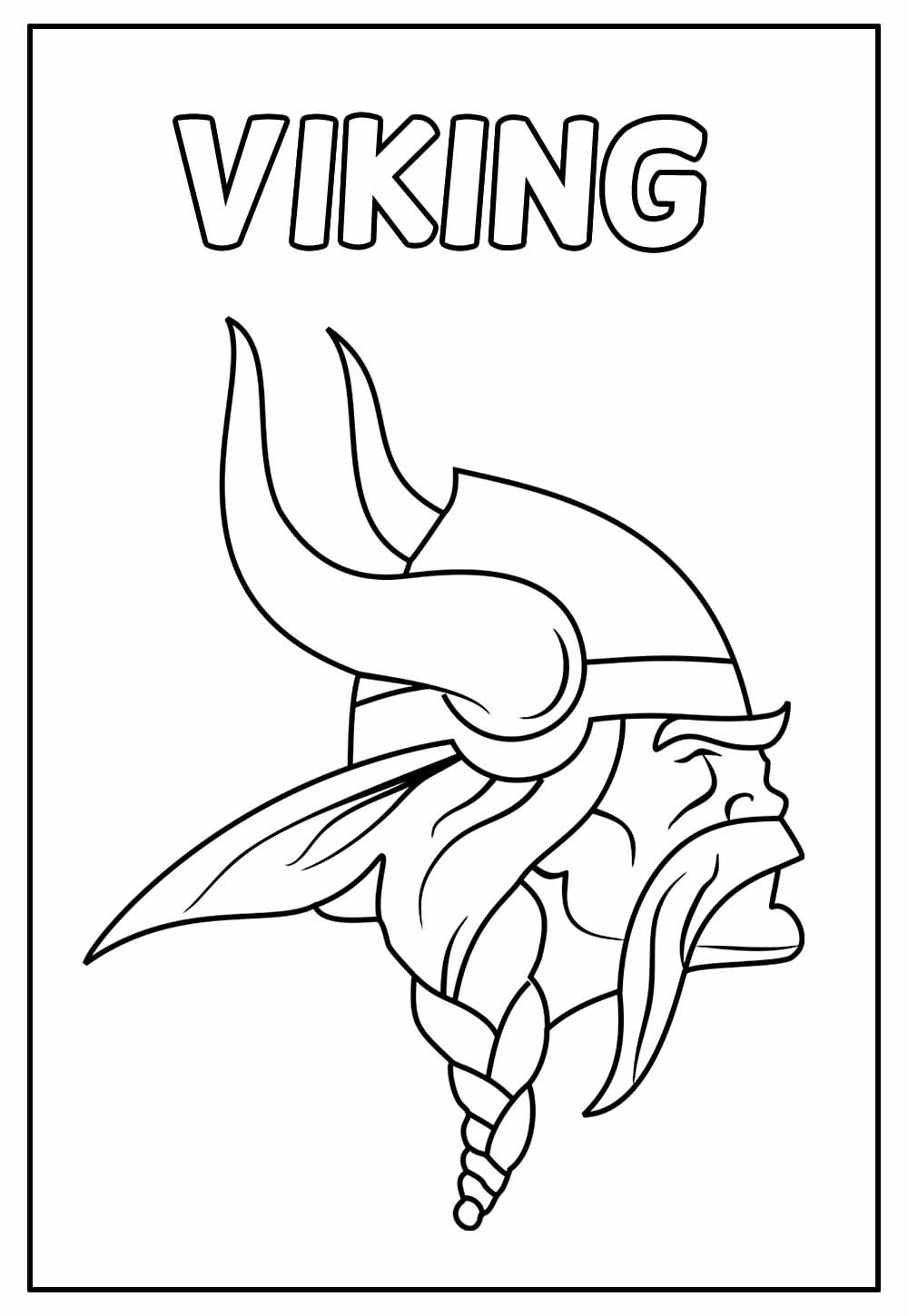 Desenho Educativo de Viking para colorir