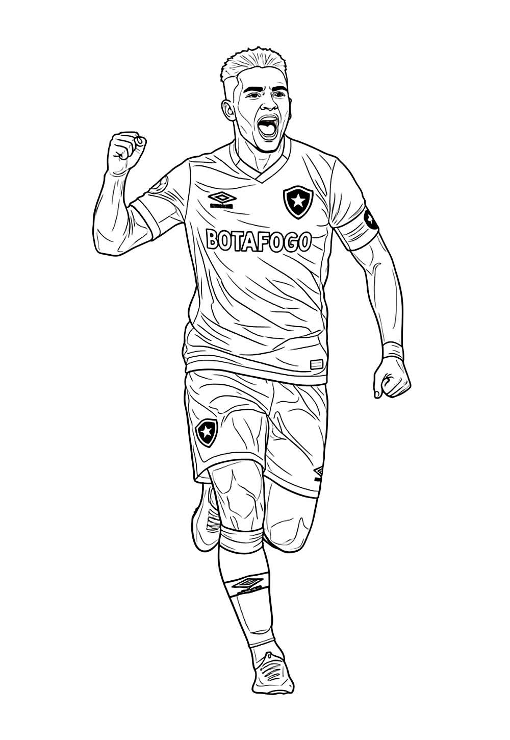 Desenho do Botafogo para colorir