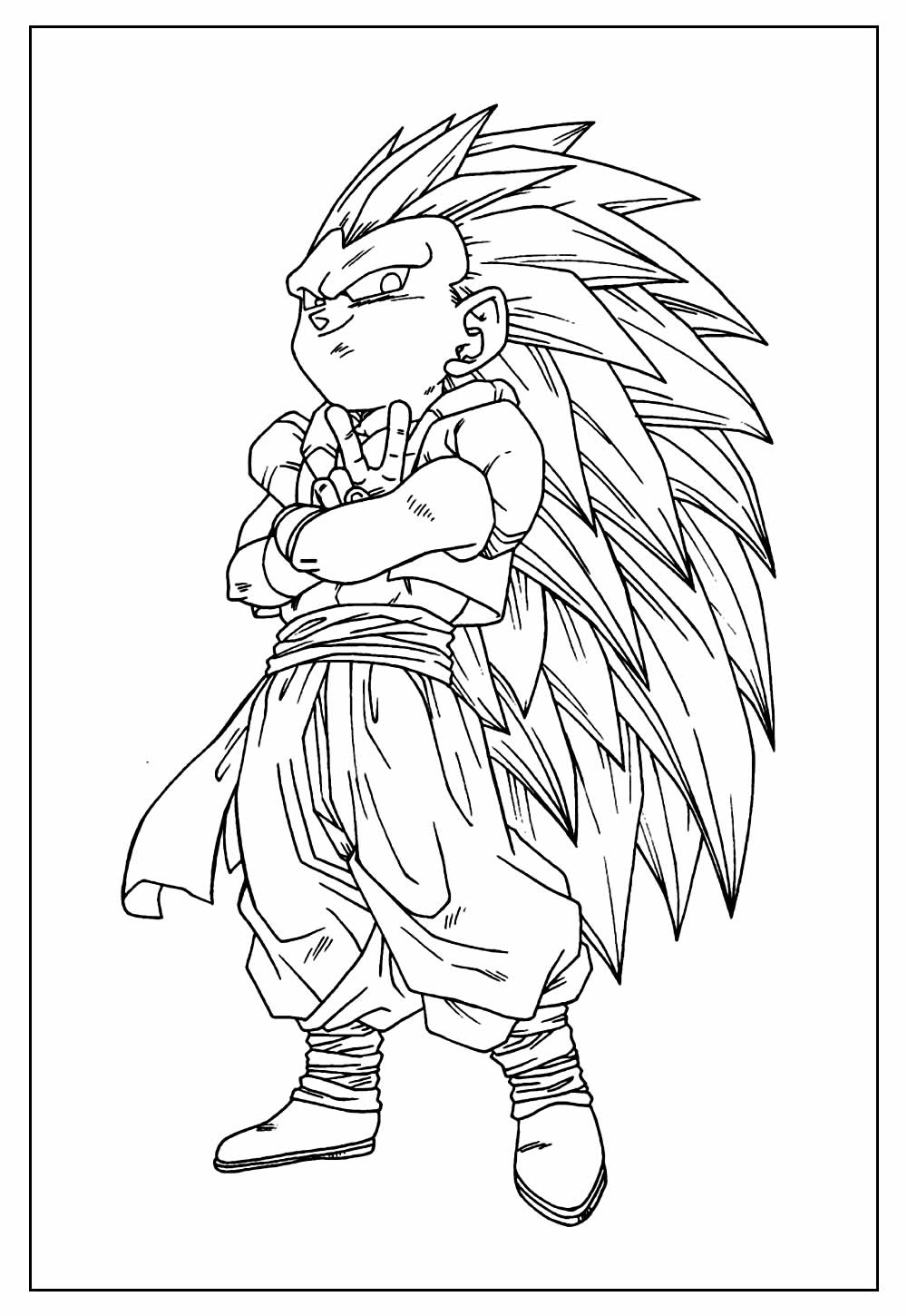 Dibujos para colorear de dragon-ball-z para imprimir - Dragon Ball Z - Just  Color Crianças : Páginas para colorir para crianças