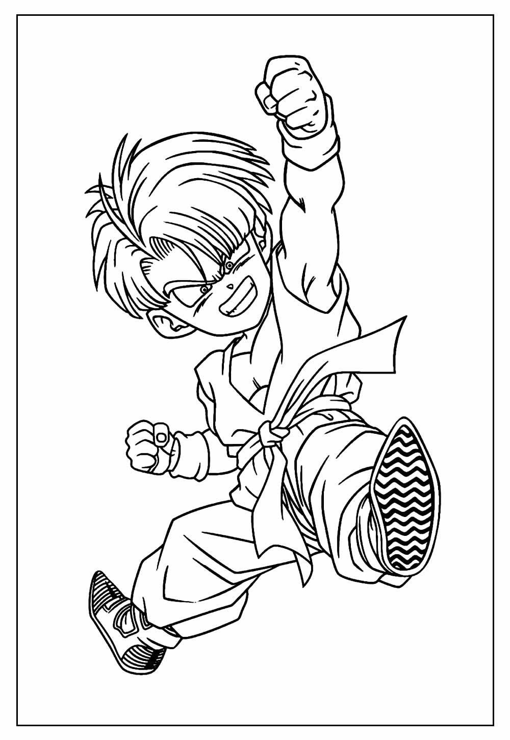 Desenhos de Dragon Ball Z para colorir - Bora Colorir