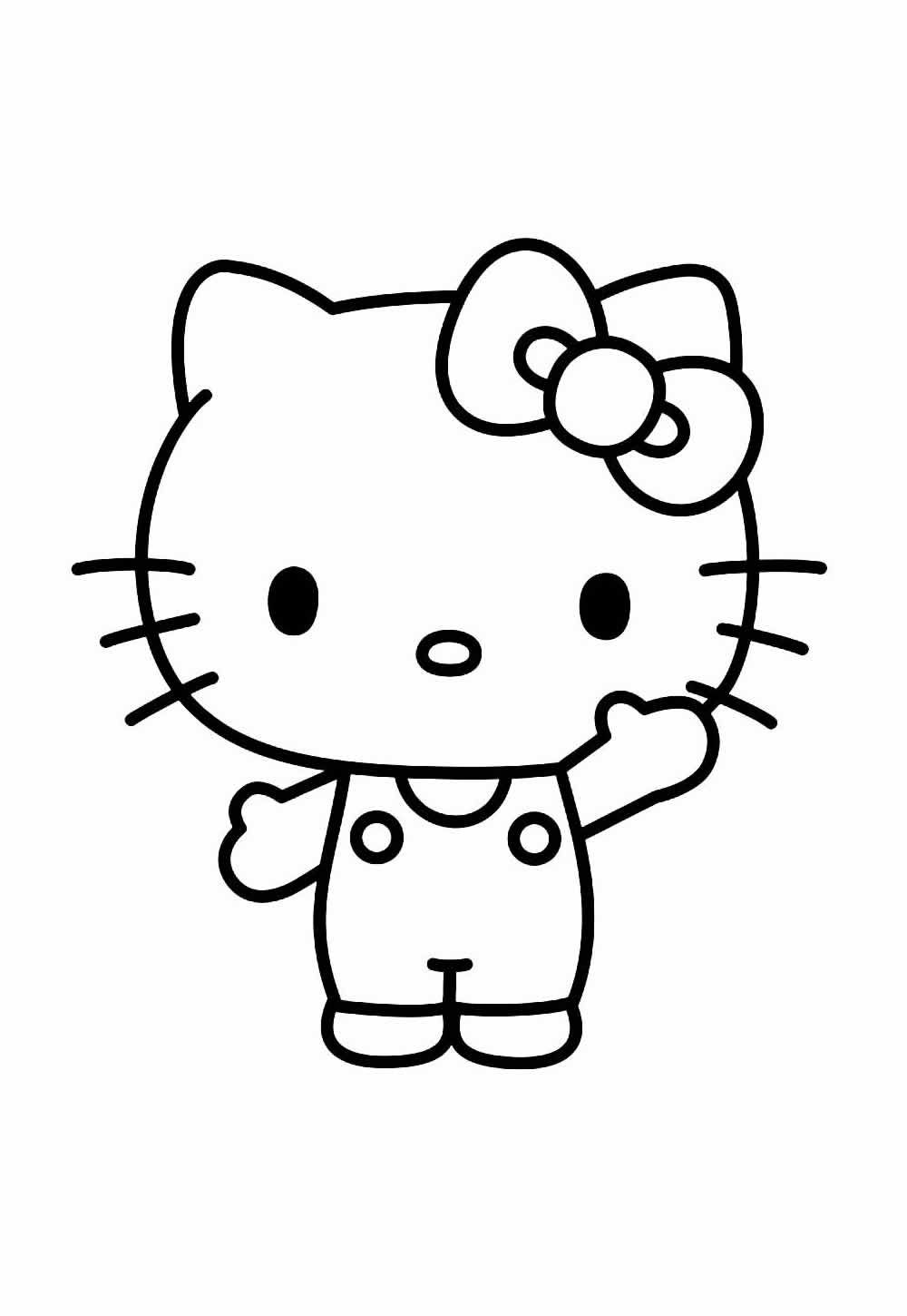Desenho de Hello Kitty