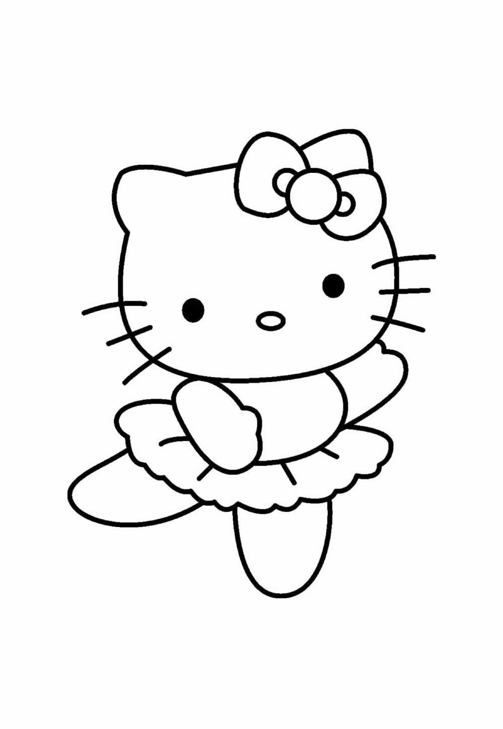 Hello Kitty para pintar