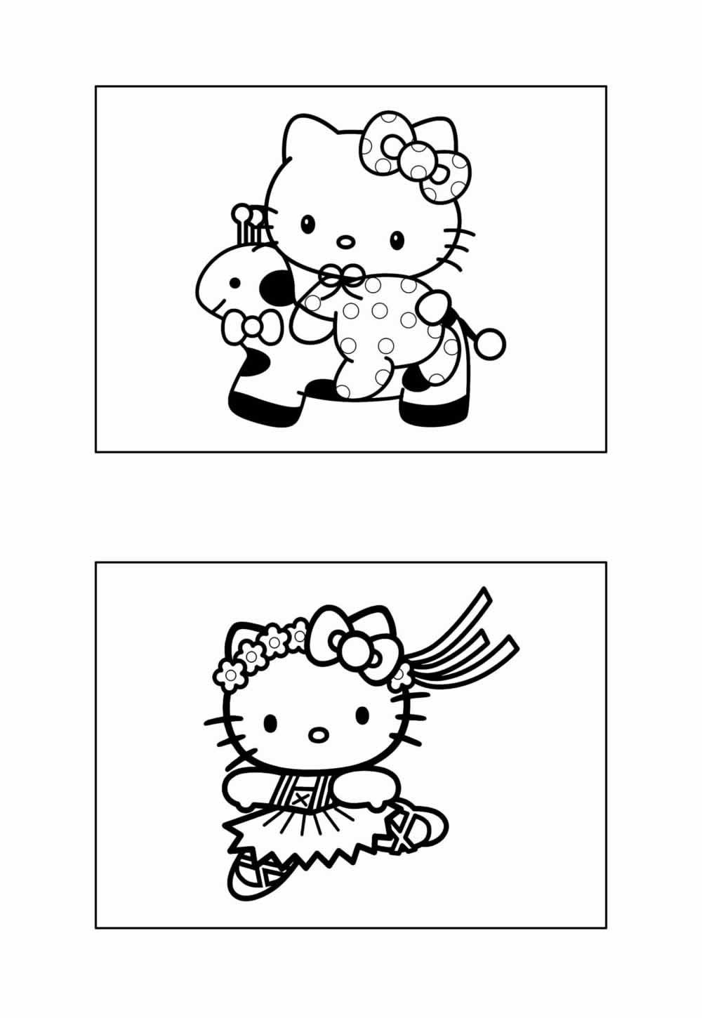 Desenhos Hello Kitty Colorir