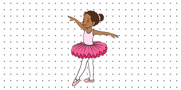 Desenhos de Bailarina para colorir