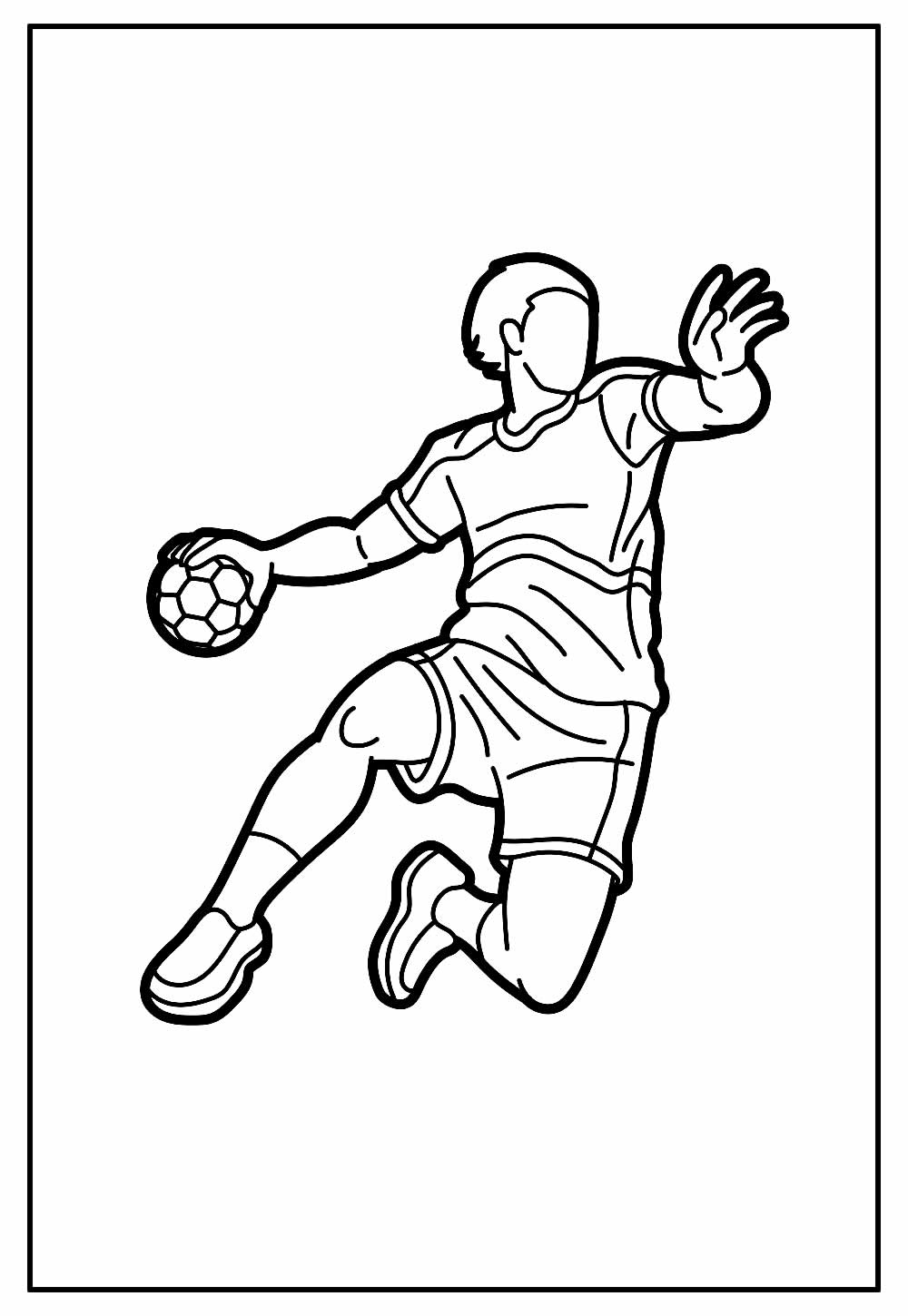 Desenho de Handebol