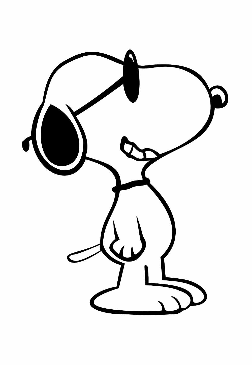 Snoopy para colorir