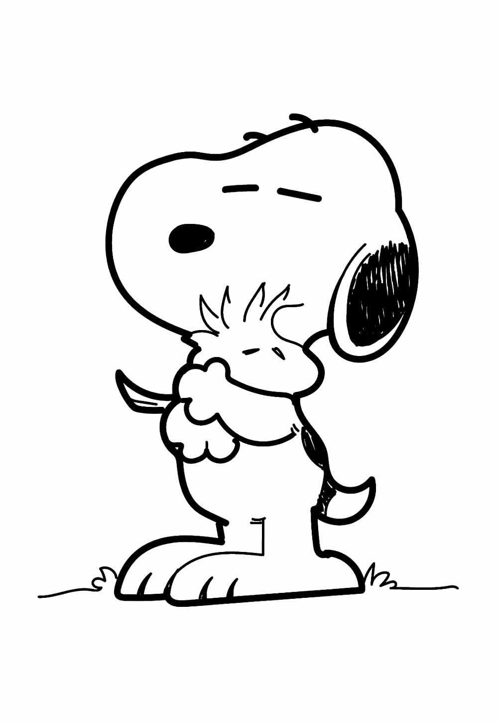 Desenhos Snoopy Colorir