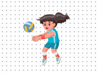 Desenhos de Voleibol para pintar