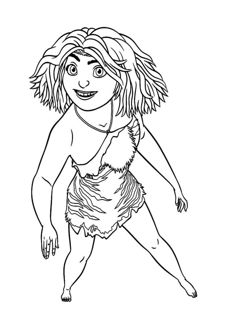 Desenhos dos Croods para colorir - Bora Colorir