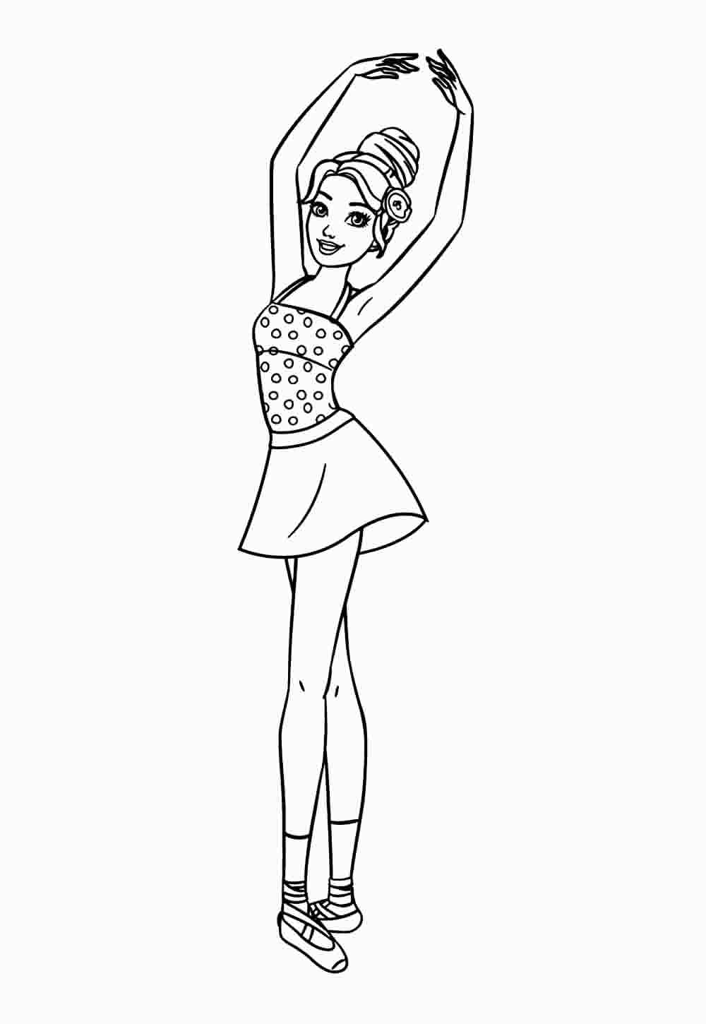 Barbie - Desenho - Bailarina - Ballet