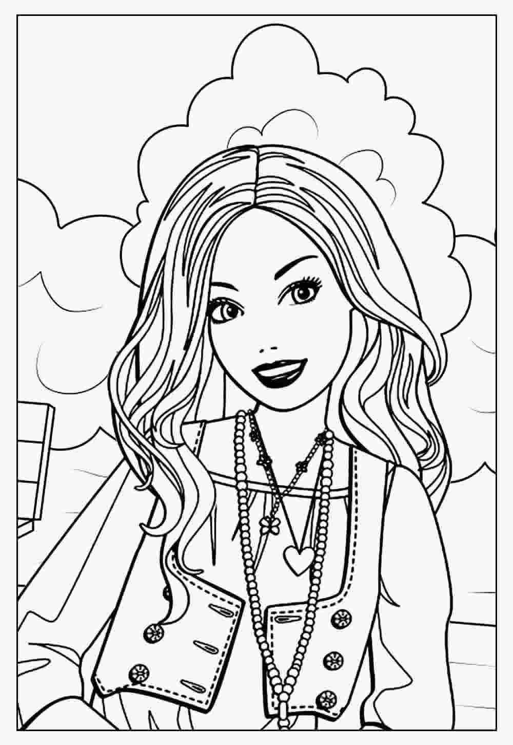 Desenhos de colorir-Barbie