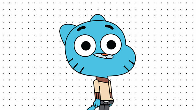 Desenhos de Gumball para colorir