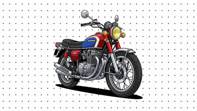 Desenhos de Moto para colorir