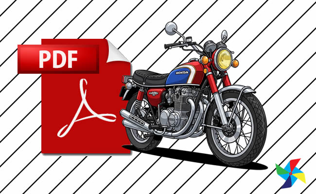 Desenhos de Moto em PDF