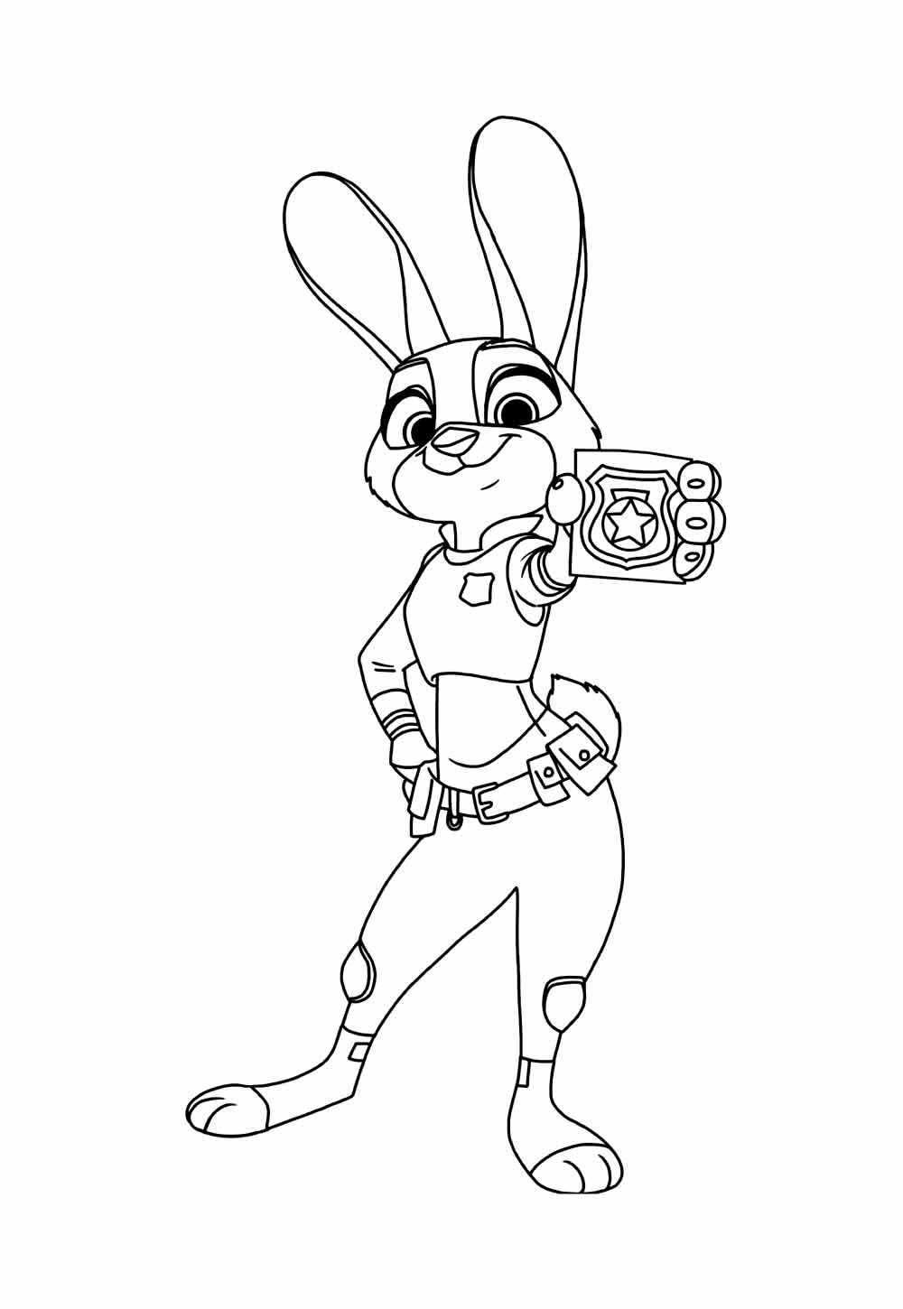 Desenho de Zootopia