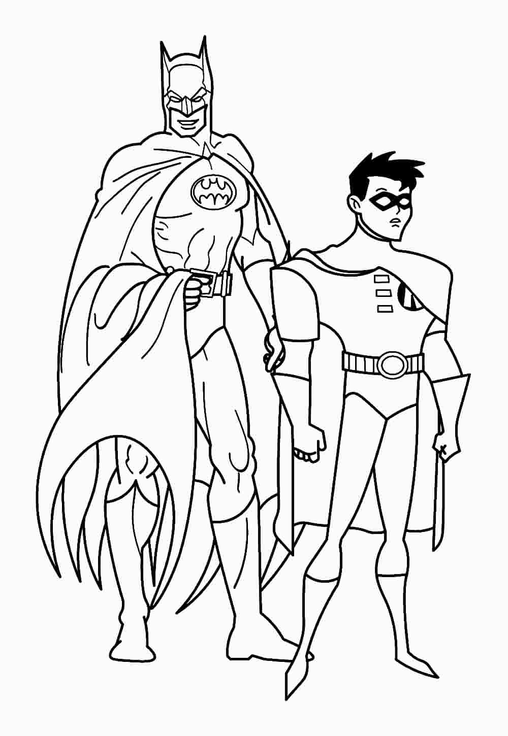 Desenho de Batman para imprimir