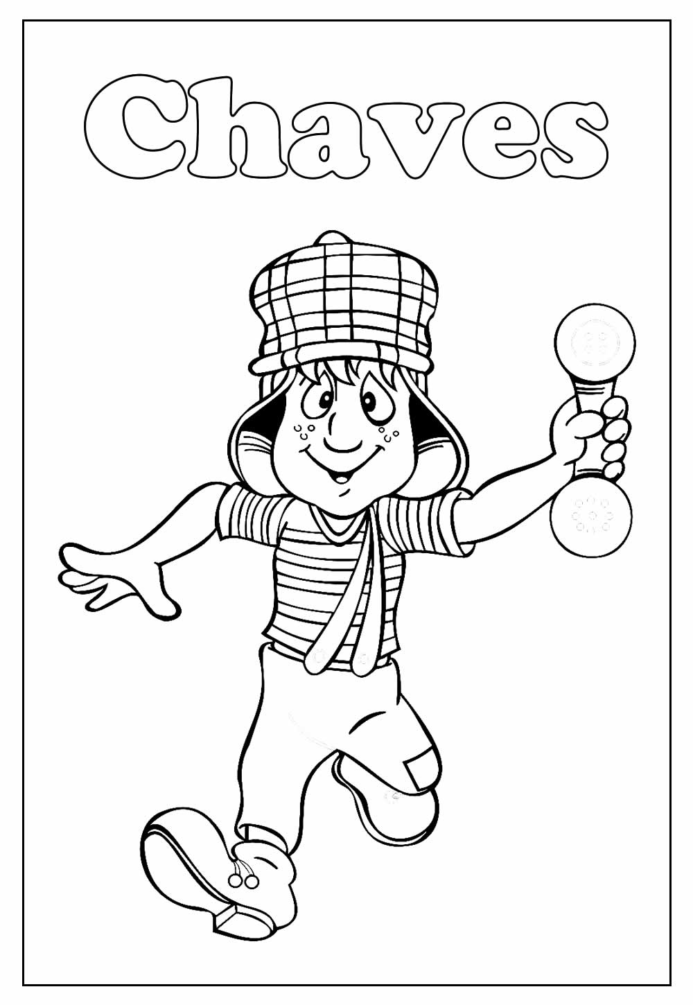 Desenhos do Chaves para colorir