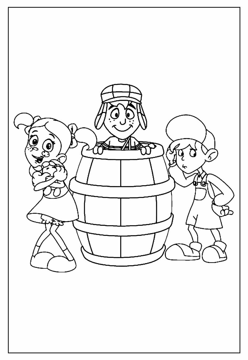 Desenhos do Chaves para pintar