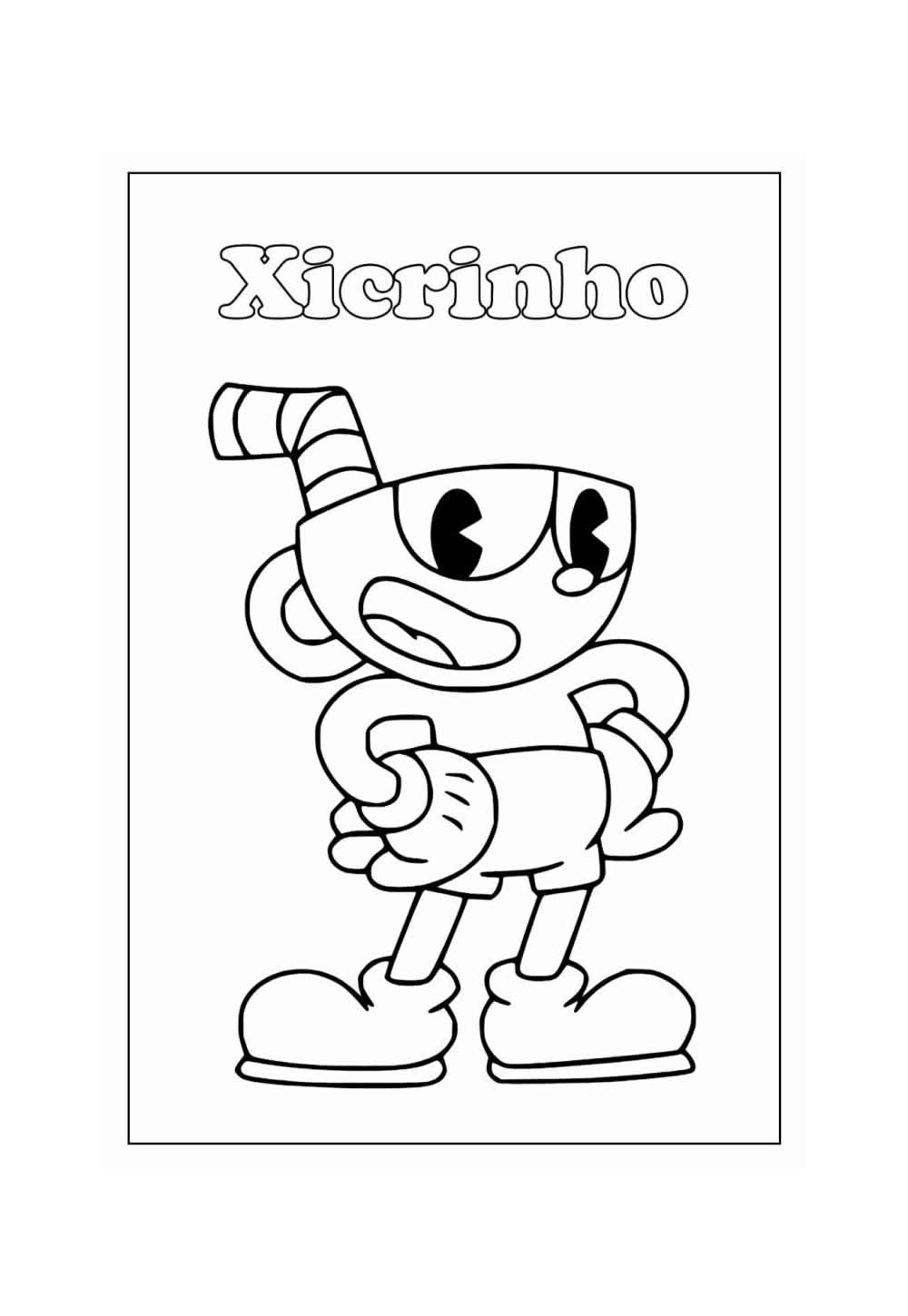 Desenhos de Xicrinho para colorir
