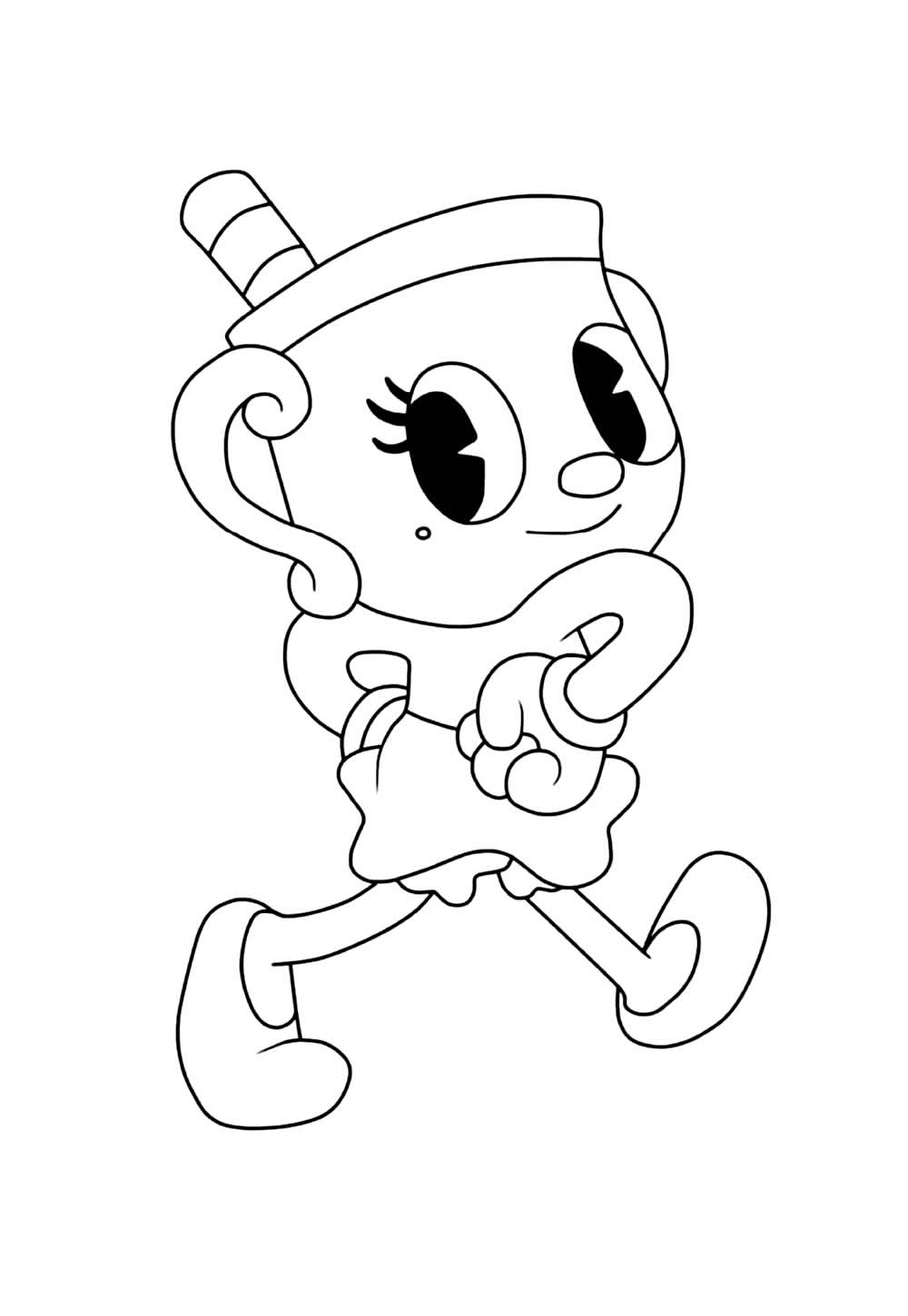 Desenhos de Senhorita Cálice para colorir