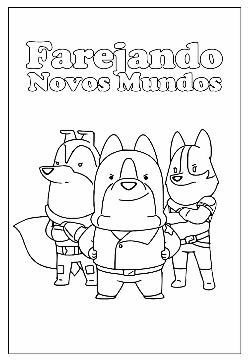 Desenho de Farejando Novos Mundos para colorir